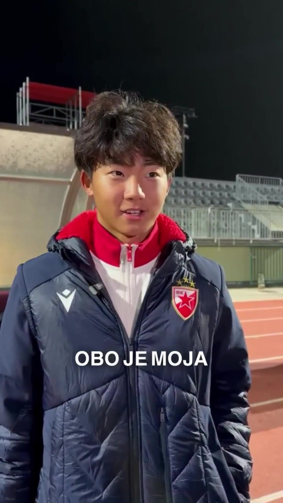 青年欧冠首秀首球!17岁万项赛后英文采访:非常高兴第一场能进球 青年欧冠首秀首球!17岁万项赛后英文采访:非常高兴第一场能进球